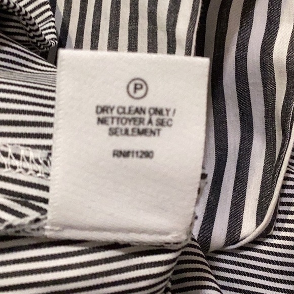 Derek Lam 10 Crosby Cotton Shorts Navy White - Picture 9 of 9